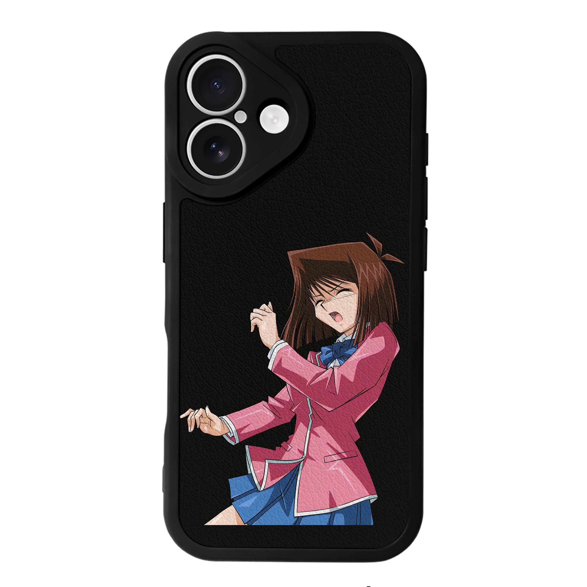 （画像用） 遊☆戯☆王 Yu-Gi-Oh! 【iPhone 16シリーズ対応】シリコンスマホケース（レザー調） 材質：シリコン
